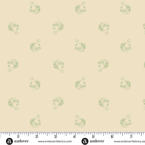 Jingle Bell by Laundry Basket Quilts Jingle Bell Cream