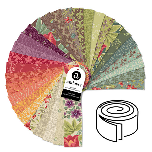 Paradise - 2.5 Inch Strip Roll - 40 Cuts Each