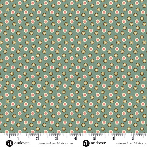 Jingle Bell by Laundry Basket Quilts Beads Vintage Blue