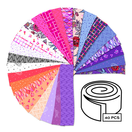Perfect Day - 2.5 Inch Strip Roll - 40 Cuts Each