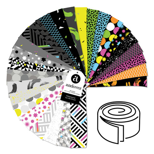 PRISMATIC - 2.5 Inch Strip Roll - 40 Cuts Each