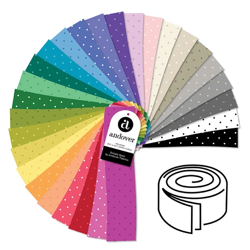 Simply Spot - 2.5 Inch Strip Roll - 40 Cuts Each