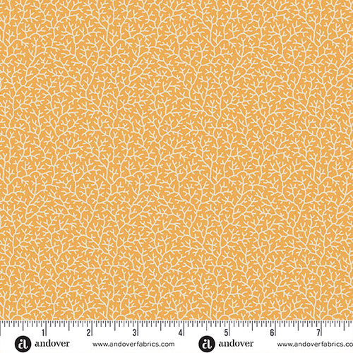 Paradise by Renee Nanneman Branch Coral Tangerine