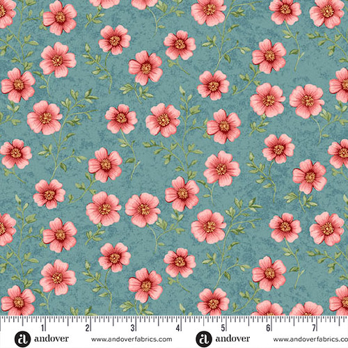 Sparrow Falls by Michael Nardi Blossom Teapot Blue