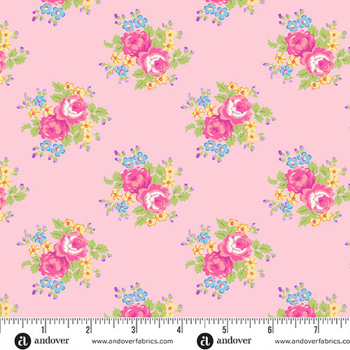 Beloved Blossoms by Andover Fabrics Sweet Blooms Blush