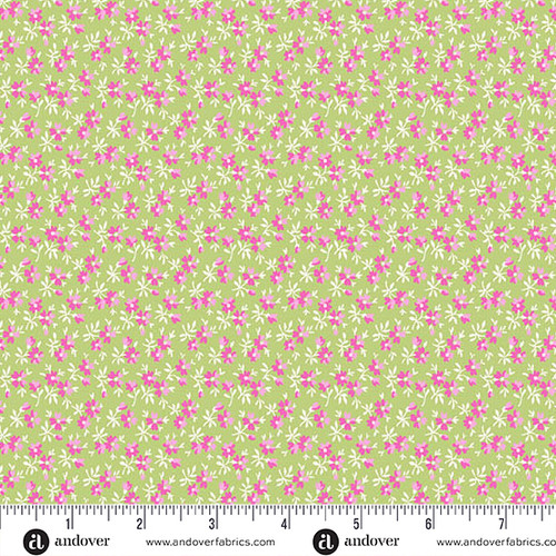 Beloved Blossoms by Andover Fabrics Meadow Grass