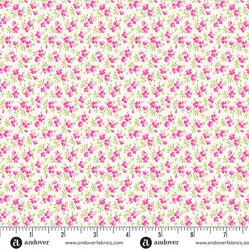 Beloved Blossoms by Andover Fabrics Meadow Ivory