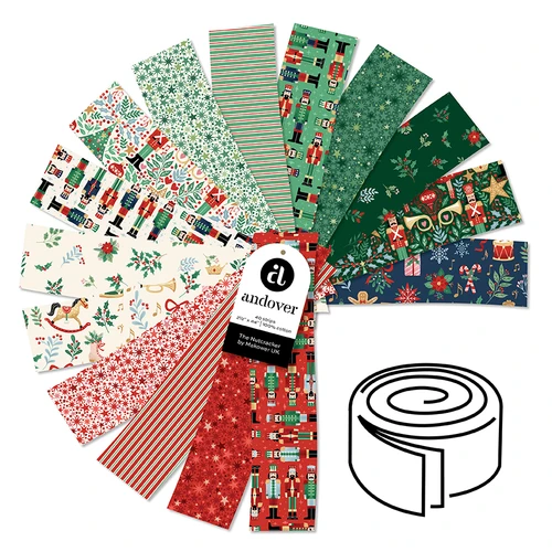 The Nutcracker - 2.5 Inch Strip Roll - 40 Cuts Each