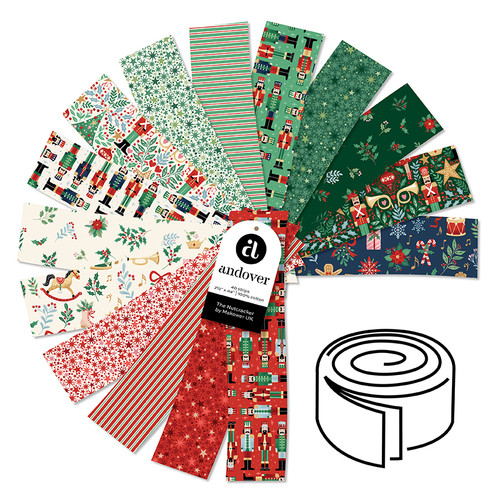 The Nutcracker - 2.5 Inch Strip Roll - 40 Cuts Each