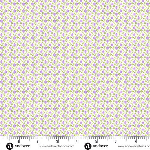 Beloved Blossoms by Andover Fabrics Ivy Lilac