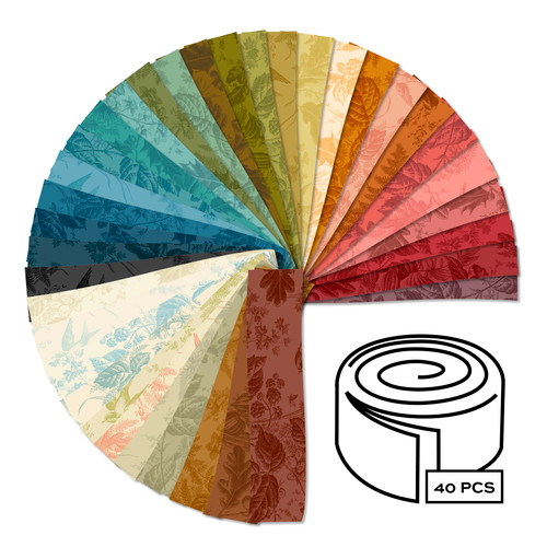 Vermont - 2.5 Inch Strip Roll - 40 Cuts Each