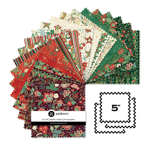 Adorn - 5 Inch Square - 42 Cuts Each