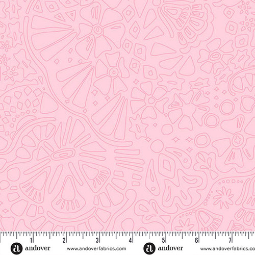 Color Camp - Bloom by Alison Glass Veil Lighter Strawberry