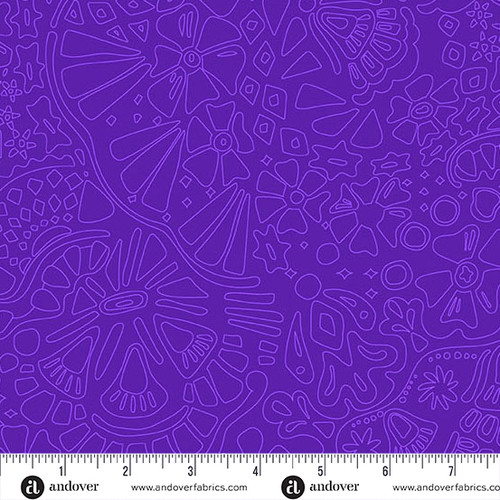 Color Camp - Bloom by Alison Glass Veil Dark Galaxy