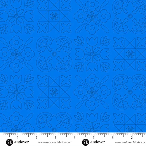 Color Camp - Dusk by Alison Glass Bandana Cobalt