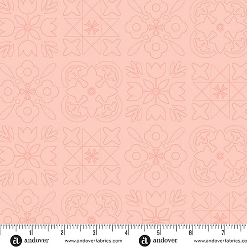 Color Camp - Sun by Alison Glass Bandana Lighter Poppy