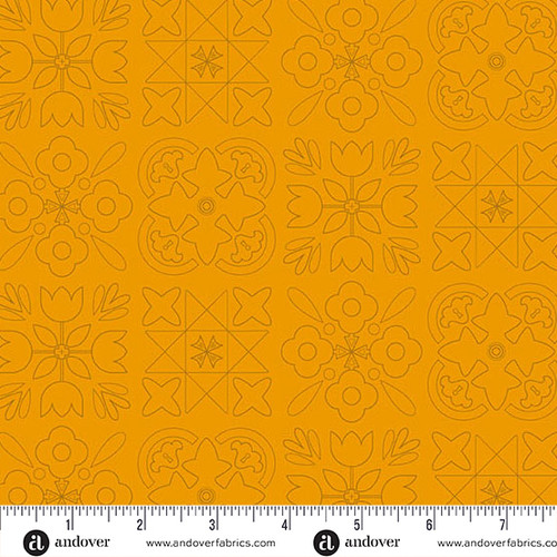 Color Camp - Sun by Alison Glass Bandana Marigold