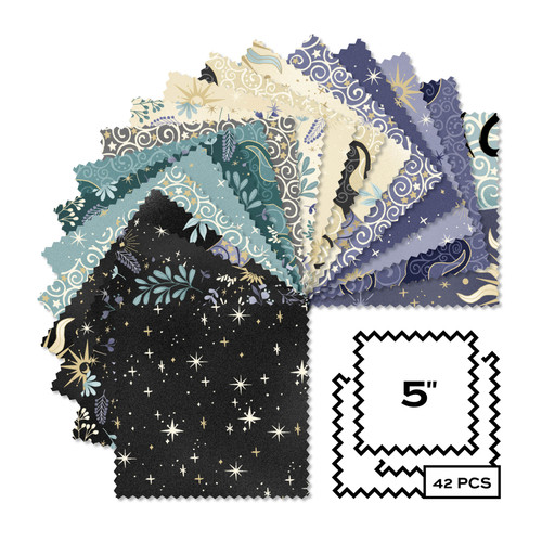 Charmed - 5 Inch Square - 42 Cuts Each