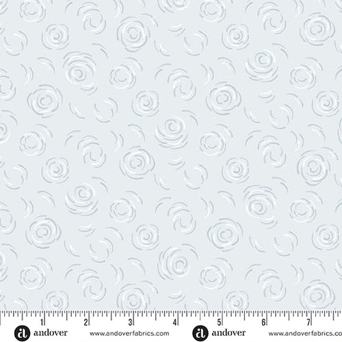 Simply Light by Andover Fabrics Ripple Sea Foam