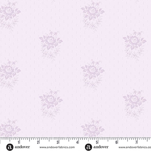Simply Light by Andover Fabrics Petite Bouquet Lilac