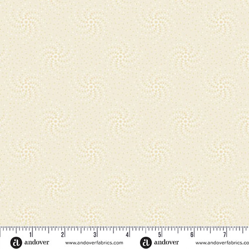 Simply Light by Andover Fabrics Orbital Oatmeal