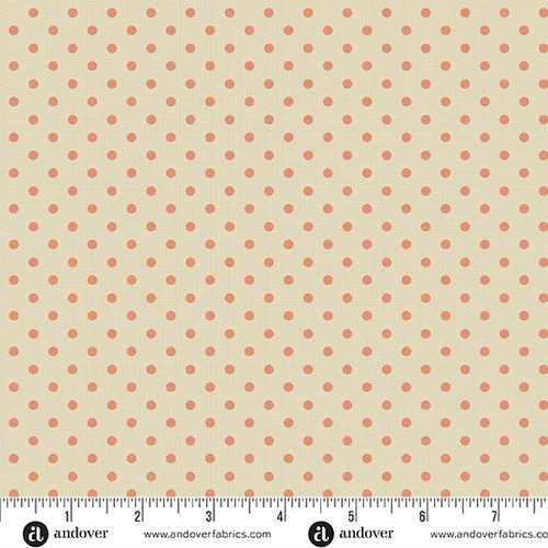Quiltessential Minis by Laundry Basket Quilts Mini Dot Tiger Lily