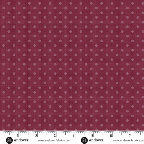 Quiltessential Minis by Laundry Basket Quilts Mini Dot Plum