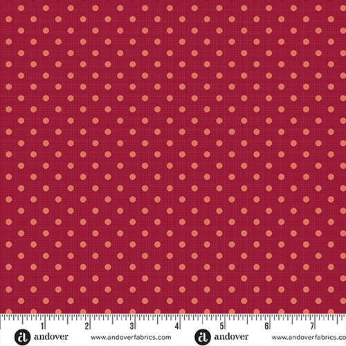 Quiltessential Minis by Laundry Basket Quilts Mini Dot Terracotta