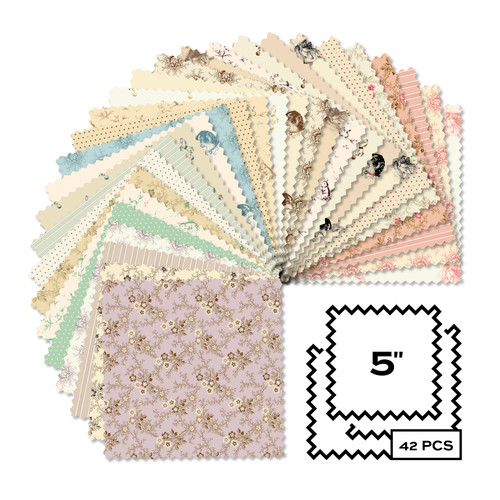 Hazelmont Farm Shirtings - 5 Inch Square - 42 Cuts Each