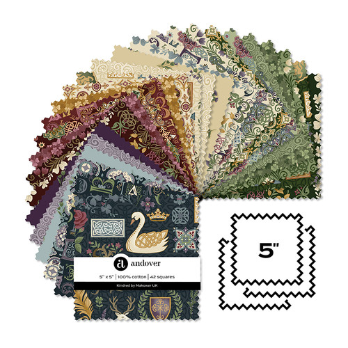 Kindred - 5 Inch Square - 42 Cuts Each