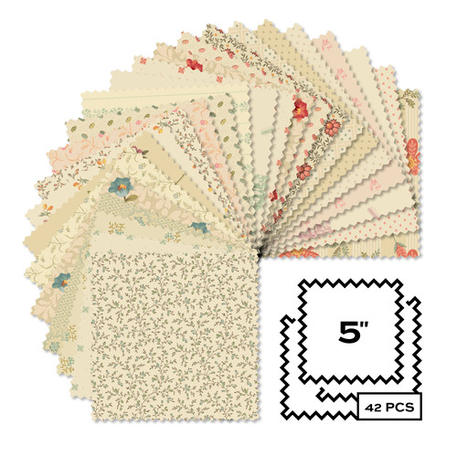 Laundry Line - 5 Inch Square - 42 Cuts Each