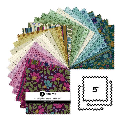 Lush - 5 Inch Square - 42 Cuts Each