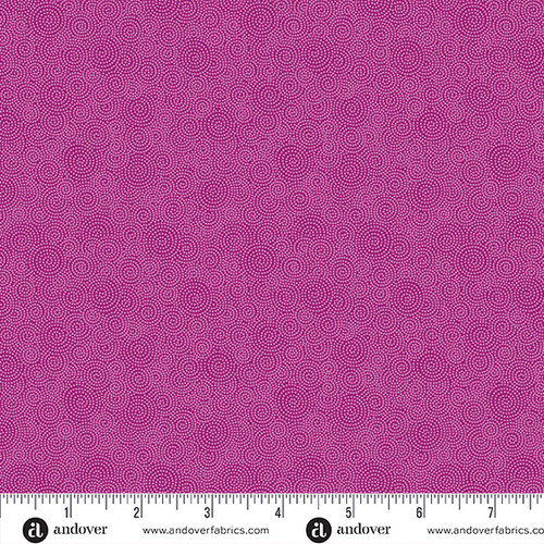 Moonlight Roses by Andover Fabrics Dot Rings Purple