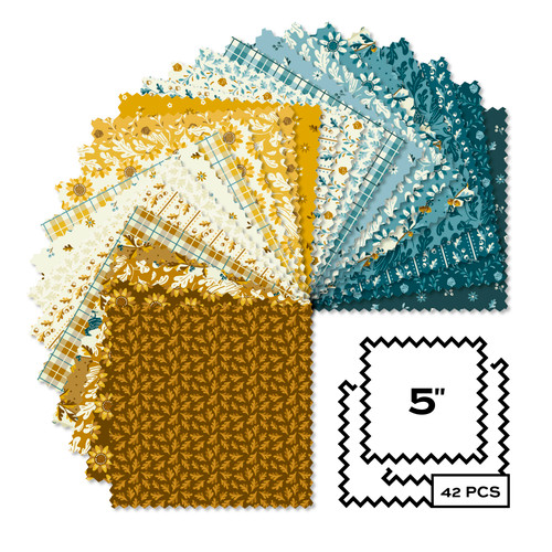 Oakleigh - 5 Inch Square - 42 Cuts Each