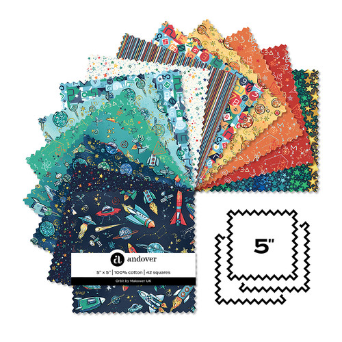 Orbit - 5 Inch Square - 42 Cuts Each