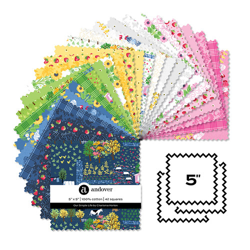 Our Simple Life - 5 Inch Square - 42 Cuts Each