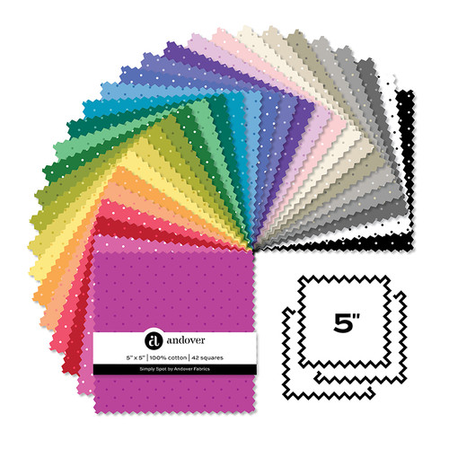 Simply Spot - 5 Inch Square - 42 Cuts Each