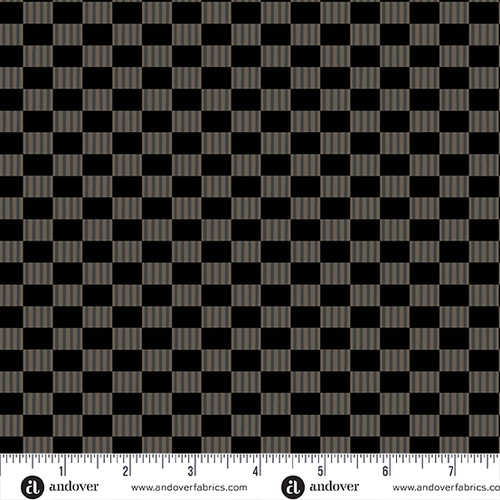 Mellow Drama by Eye Candy Quilts Checks Umber