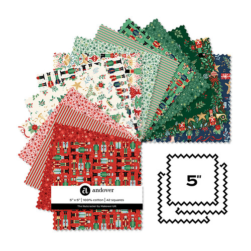 The Nutcracker - 5 Inch Square - 42 Cuts Each