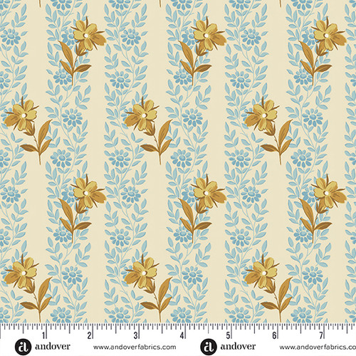 Beach House by Laundry Basket Quilts Blue Poppy Sand