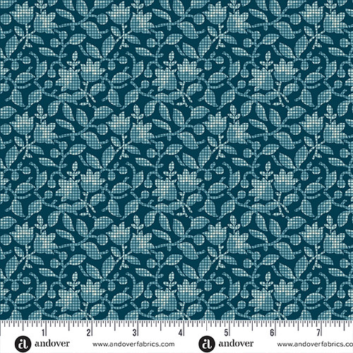 Beach House by Laundry Basket Quilts Bougainvillea Blue