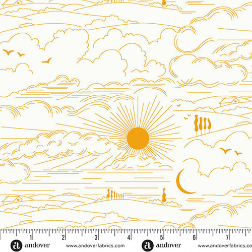 Sun Print Whisper by Alison Glass Dwell Marigold