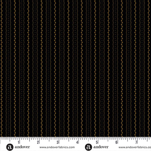 Espresso by Andover Fabrics geo stripe