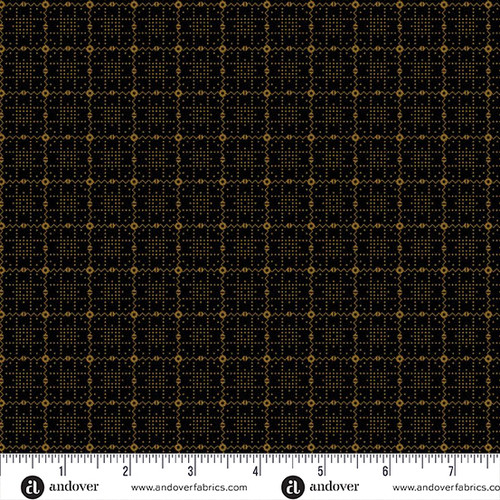 Espresso by Andover Fabrics zig zag stripe