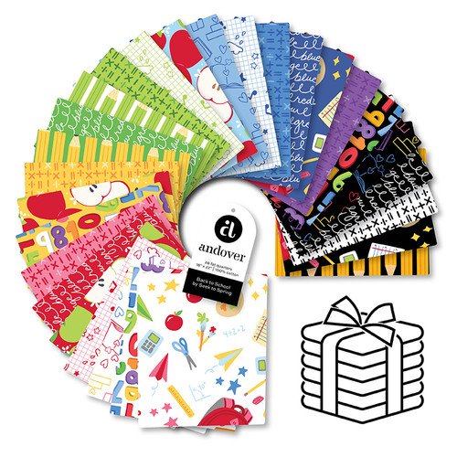Back to School - Fat Quarter Bundle - 28 Cuts Each