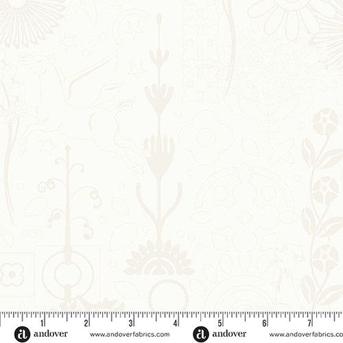 Sun Print Whisper by Alison Glass Cameo Cream