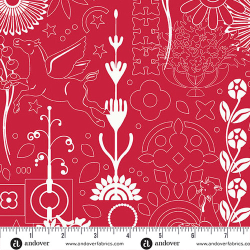 Sun Print 2025 by Alison Glass Cameo Cardinal