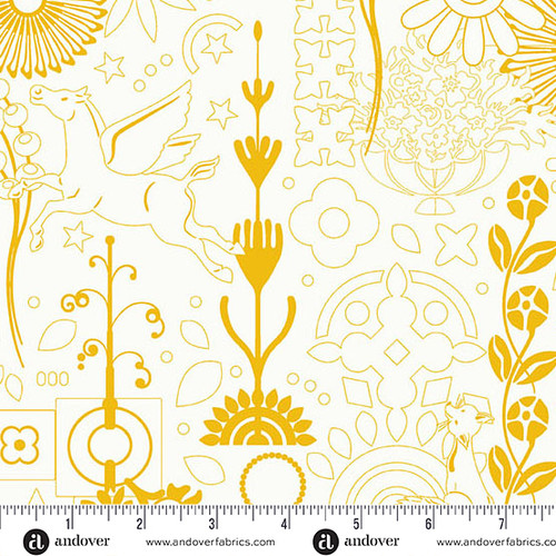Sun Print Whisper by Alison Glass Cameo Sunshine