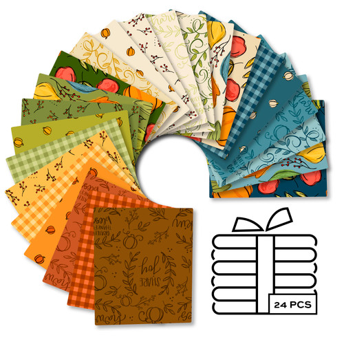 Harvest Home - Fat Quarter Bundle - 24 Cuts Each