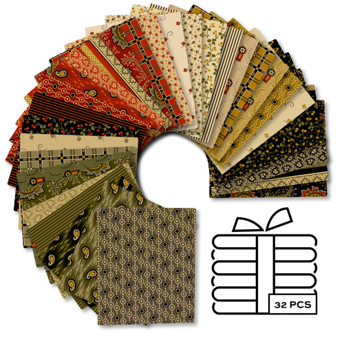 Madison Manor Revisited - Fat Quarter Bundle - 32 Cuts Each